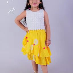 LIL DRAMA Girls Top with Skirt-picture-17