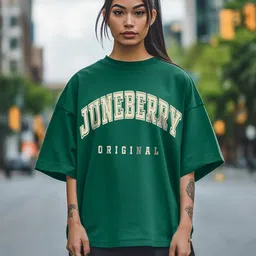 JUNEBERRY Women Typography Printed T-shirt-picture-21