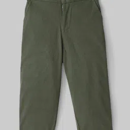 Ollington St. 100% Cotton Full Sleeves Collared Shirt & Twill Pant Set with Bow & Suspender Wild Animals Print -White & Blue image 5