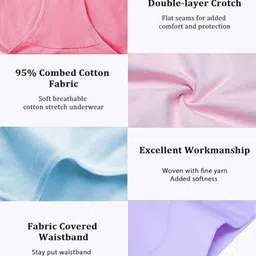 Diving Deep Women Pack of4 AssortedHipster Briefs image 2