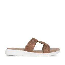 Bata Women's Beige Slides image 2