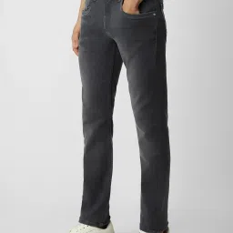 Van Heusen Grey Cotton Slim Fit Jeans image 2