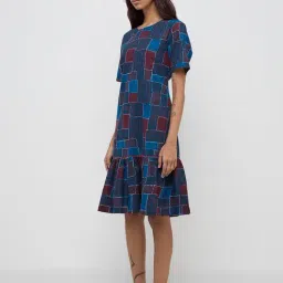 Bombay Paisley by Westside Navy Animal Design Tiered Dress-picture-16