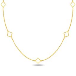Kisna Diamond & Gold Jewellery 18k Sila Pure Gold Necklace for Women-picture-0