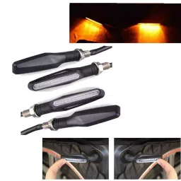 Cartronics Sleek Pencil Type Yellow LED Indicator for Honda CBR 1000 RR(Pack of 4 Pcs) image 3