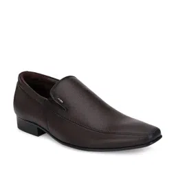 Hitz Men's Brown Formal Slip-ons-image-60