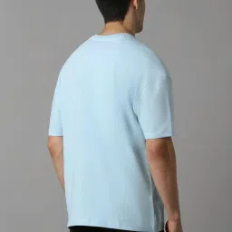 Louis Philippe Blue Regular Fit T-Shirt image 2