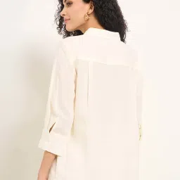 Annabelle By Pantaloons Whisper White Regular Fit Shirt image 2