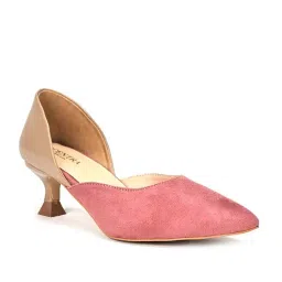 Scentra Women's Pink D'orsay Shoes image 2