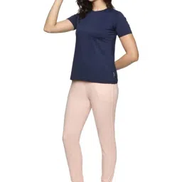 DOMIN8 Pink Cotton Regular Fit Joggers image 4