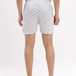 showoffff Showoff White Slim Fit Printed Boxer image 2