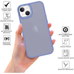 Sprig Translucent Back Cover for APPLE iPhone 14 Plus (Purple) image 2