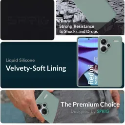 Sprig Back Cover for Redmi Note 13 Pro Plus (Green) image 2