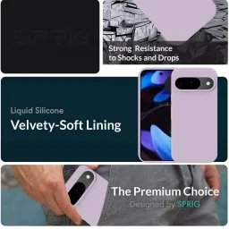 Sprig Back Cover for GOOGLE PIXEL 9 (Purple) image 2