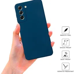Sprig TPU Matte Back Cover for Samsung Galaxy S21 FE 5G (Blue) image 2