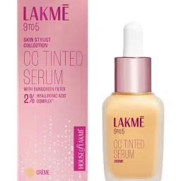 Lakme 9 To 5 CC Tinted Serum with 2% Hyaluronic Acid Creme - 30 ml image 2