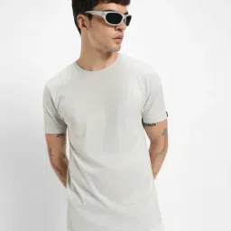 Bewakoof Grey Cotton Regular Fit T-Shirt-image-94