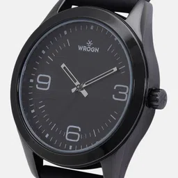 WROGN Men Black Analogue Watch WRG00046C image 3