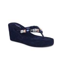 Shezone Women Embellished Wedge Heeled Sandals-picture-8