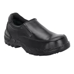Armaduro Steel Toe Safety Shoes Low Ankle Sole Black Leather Size UK 9, AD1030-picture-11