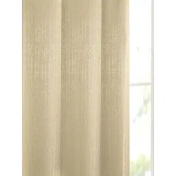 Saral Home Beige 4x9 ft. Blackout curtain Pack of 1 image 3