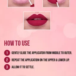 Colors Queen Totally Matte Non Transfer Liquid Lipstick Retro Red - 7.5 gm image 3