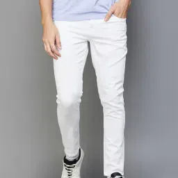 BOSSINI White Carrot Fit Lightly Washed Jeans-image-20