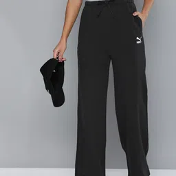 Puma Women Pure Cotton Relaxed Fit BETTER CLASSICS Outdoor Track Pants image 1
