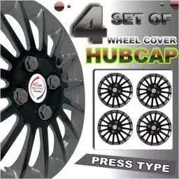 Auto Pearl R13 Press Type With Retention Ring PTAC380 Wheel Cover for Ford Ikon 40.201 cm image 4