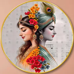 SAF Multicoloured MDF Wall Paintings image 5