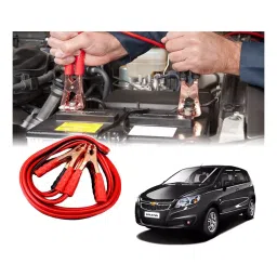 Auto Pearl 1.83 m (6 Ft) 500 A Heavy Duty Anti Tangle Battery Jumper Booster Cables for Chevrolet UVA (Pack of 2)-image-88