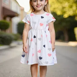 YK Print Fit & Flare Dress-image-78