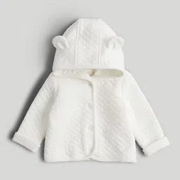 mothercare Unisex Kids Solid Hooded Quilted Jacket-picture-15