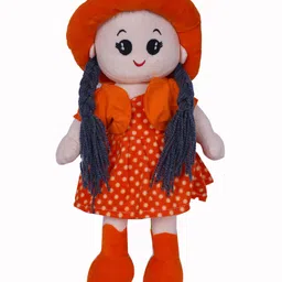 FunBlast Avaya Plus Doll Orange - Height 40 cm-image-42
