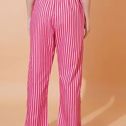 FFLIRTYGO Stripe Straight-Leg Lounge Pants image 3