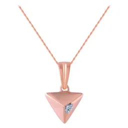 P.C. Chandra Jewellers 14 kt Gold & Diamond Pendant without Chain-picture-33