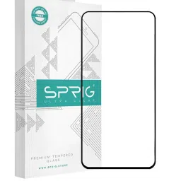 Sprig Edge To Edge Tempered Glass for Realme 6i (Pack of 1) image 2