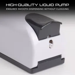 Robustt 300 ml ABS Plastic White Wall Mount Soap Dispenser, ZYH3 image 4