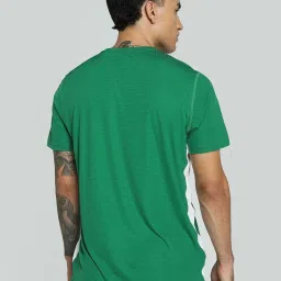 Puma Power Green-Puma White Regular Fit Sports T-Shirt image 2