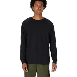 Asics Black Raglan Sleeves Cotton T-Shirt image 1