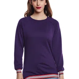 Belle Fille Purple Full Sleeves Sweatshirt-picture-23