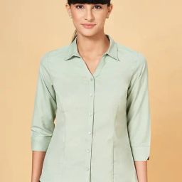 Annabelle by Pantaloons Green Regular Fit Shirt-picture-33