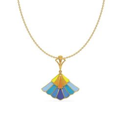 Kisna Diamond & Gold Jewellery 14k Flavia Pure Gold Necklace for Women-picture-35