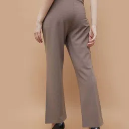 Code By Lifestyle Light Brown Regular Fit Trousers image 2