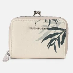 Van Heusen Beige Printed Zip Around Wallet image 2