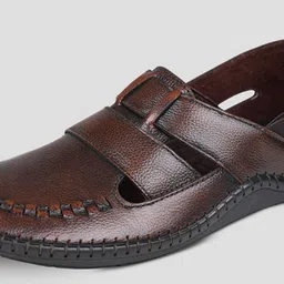 EZOK Men Leather Comfort Sandals image 5