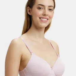 Jockey 1819 Women's Wirefree Padded Microfiber Nylon Full Coverage Multiway Styling T-Shirt Bra image 2