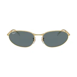 Ray-Ban Blue Oval Polarized Unisex Sunglasses image 2
