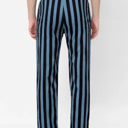 Urban Scottish Multicolored Regular Fit Striped Lounge Pants image 2