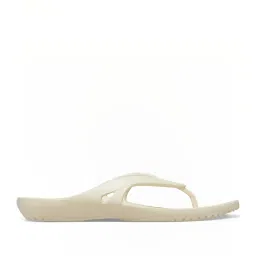 Crocs Women's Kadee Off White Flip Flops image 2